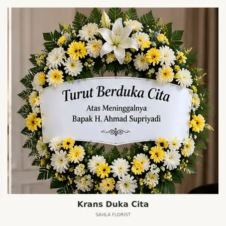 Krans Bunga Duka Jcc Senayan